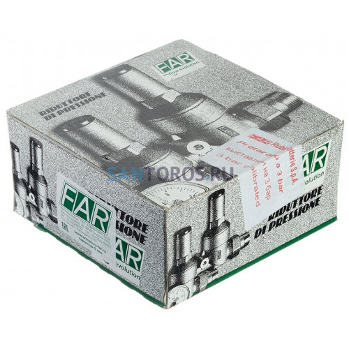 Редуктор давления хром FAR 1/2" наружный-наружный, без манометра FA 2810 12 (ФАР)